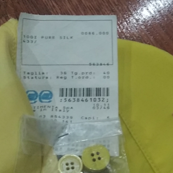 Emanuel Ungaro yellow crop pants - Picture 3 of 5